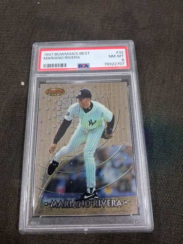 1997 Bowmans Best Mariano Rivera Refractor PSA 8 Silver Rc Yankees  #32 Rare