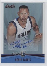 2016-17 Panini Studio Studio Signatures Magenta 7/30 Devin Harris #22 Auto 1eq
