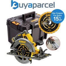 Dewalt DCS576N 54v XR Flexvolt Circular Saw 190mm Plunge Rail Base Tstak + Blade