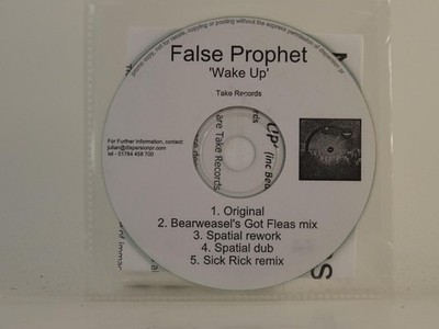 FALSE PROPHET WAKE UP (H1) 5 Track Promo CD Single including White Sleeve TAKE