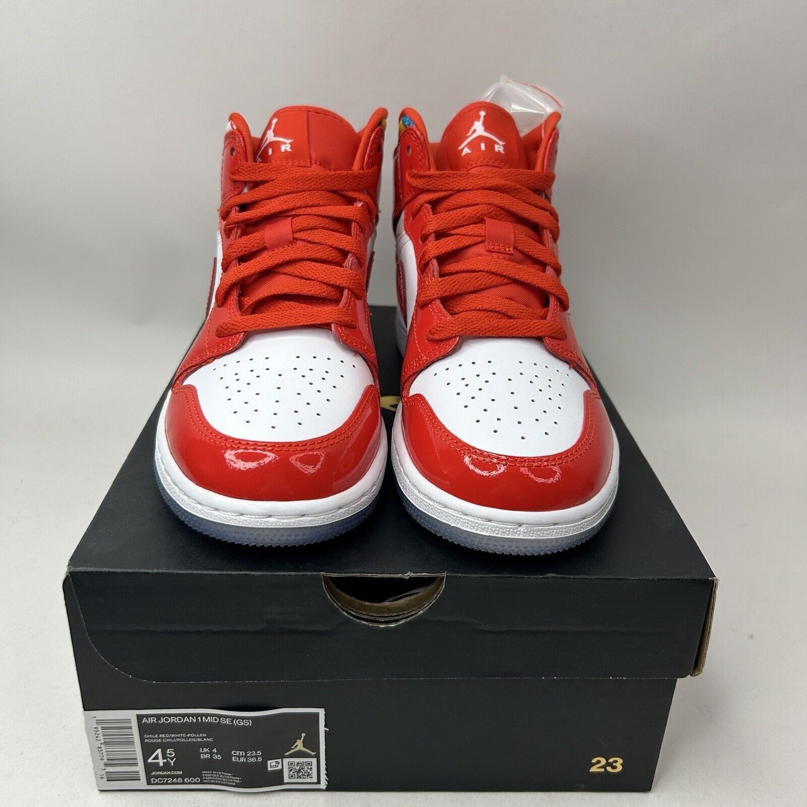 Nike Shoes Air Jordan 1 Mid SE GS “Barcelona Sweater” 2023 image 2