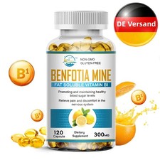 Benfotiamin (Fat Soluble Vitamin B1) 300 mg 1...