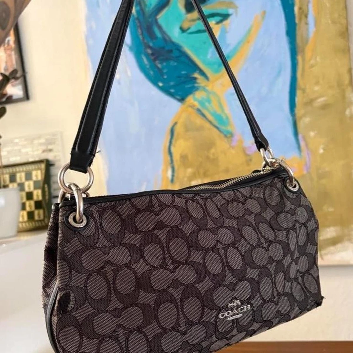 Coach Black Signature for sale - eBay