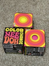 Schylling NeeDoh Authentic Color Change Squeeze Ball X3 Free Shipping