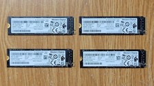 Lot of 4 - Western Digital 512GB NVMe SSD - Models PC SN730 & PC SN720
