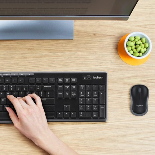 Logitech M185 Kabellose Maus von MK270, 1000 DPI PC, Mac, Laptop Grau #1 - Bild 6 von 6