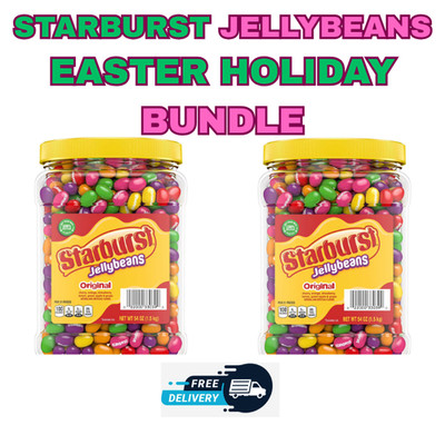 Starburst Original Jellybeans 2Pk (108 oz Total) :   EASTER BULK SAVING