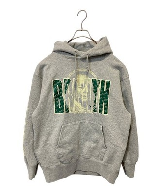 BREATH BENJAMIN LOGO PULLOVER HOODIE sweatshirt Size: L Gray BR23AW-C5008 Men