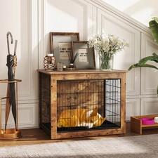 Dog Crate Furniture for Small/Medium Dogs 33" Indoor Pet House Side End Table
