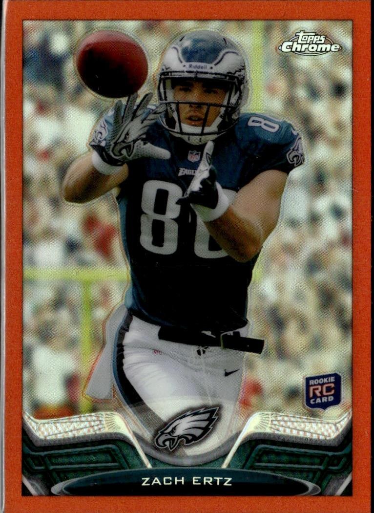 Zach Ertz Topps Chrome #76 Refractors