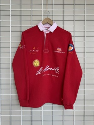 Casablanca St. Moritz Snow Polo World Cup 2024 Rugby Shirt Mens Size M Jersey