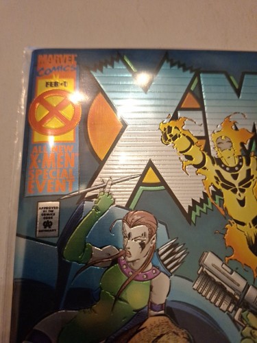 X-men: Alpha 1 - 1995 - 🔑Start of Age of Apocalypse🔑 NM 1st Print Foil Cover - Foto 7 di 8
