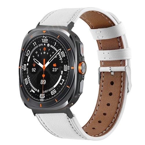 Leather Strap For Samsung Galaxy Watch 8/Classic/Ultra 47mm Sports Bracelet Band - Picture 11 of 50
