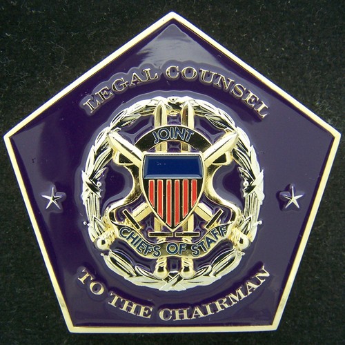 Legal Counsel to the Chairman Joint Chiefs of Staff Challenge Coin - Picture 2 of 2