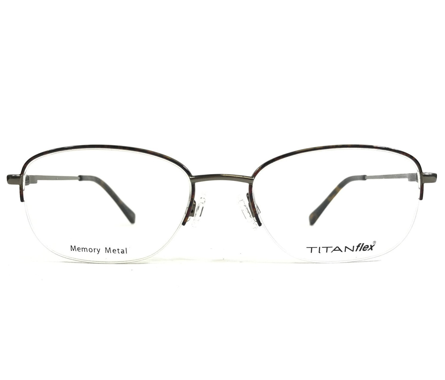 Titanflex Eyeglasses Frames M988 TOR Brown Tortoise Gunmetal Titanium 52-18-140