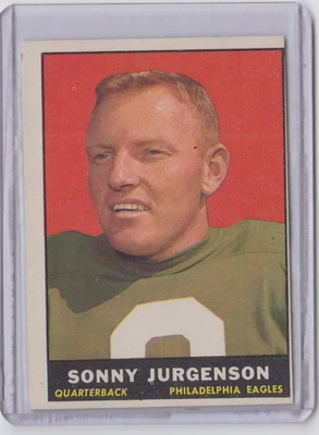 1961 Topps #95 Sonny Jurgensen EX-MT Set Break - Photo 1/2