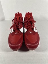 Adidas Icon 8 Baseball Cleats RED & White IG7104 - Size 15 NWOB