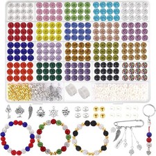 Rhinestone Beads 10mm, 408pcs Disco Ball Set for Small, colorful