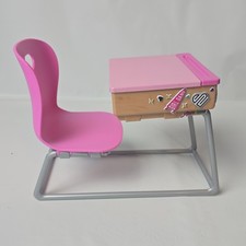 Our Generation Awesome Academy Classroom School Desk Pink fits 18" Dolls