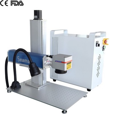 60W JPT Jewelry Laser Marker CE FDA Red dot Gold Ring Engraving Machine 110V