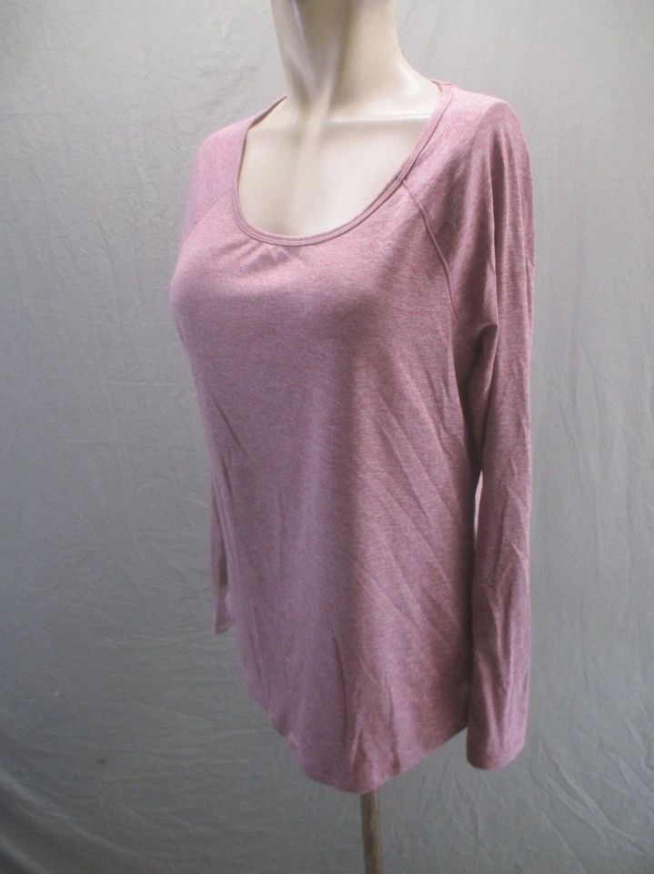 RBX Talla M Mujer Rosa Manga Larga Cuello Redondo Ropa Activa Capa Base Pull Over 826 Foto 3 de 4