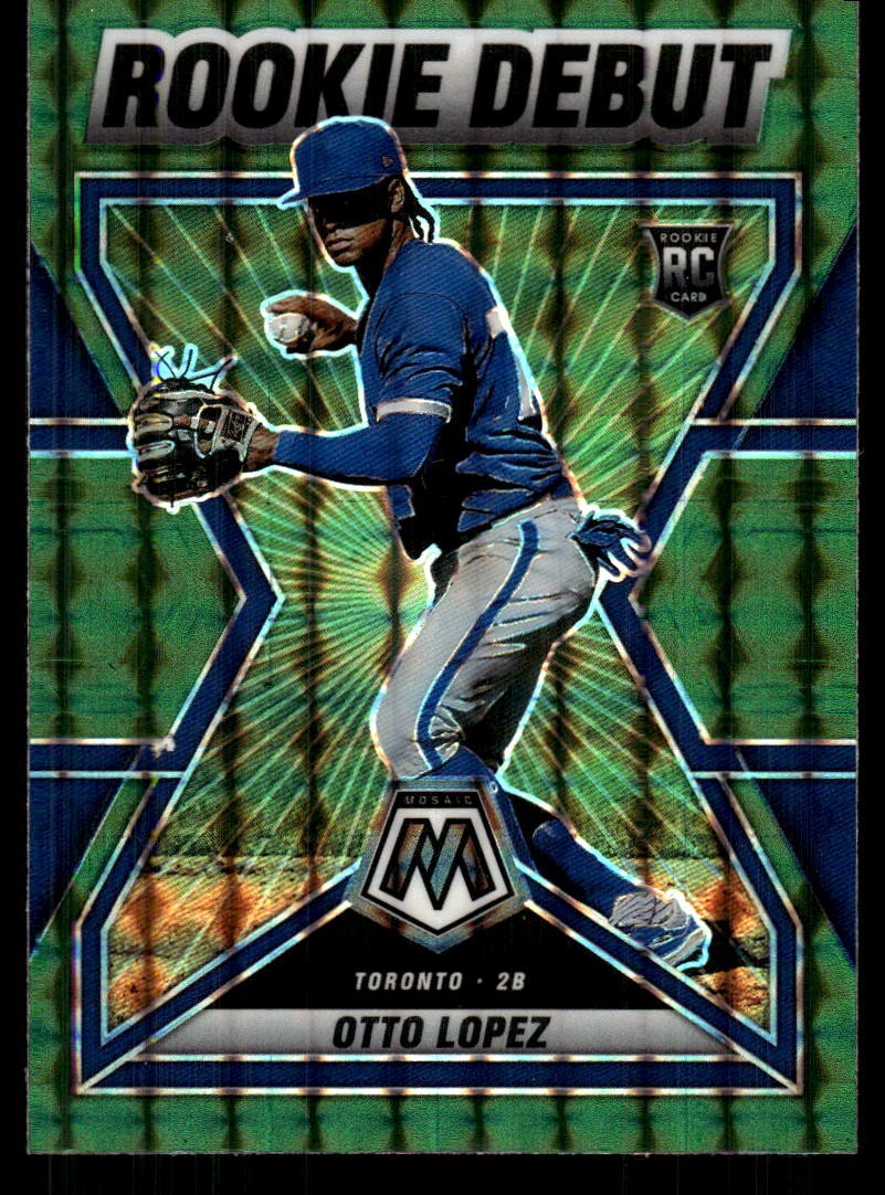 Otto Lopez 2022 Panini Mosaic #251 Blue Jays FREE SHIPPING StackedPacks