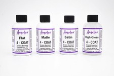 Angelus 4-Coat Scratch Resistant Urethane Clear Coat Finishers 4 oz 
