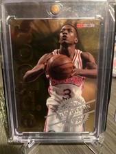 1997 NBA Hoops Allen Iverson #12 Of 30 Philadelphia 76er’s - Rookie Card. rookie card picture