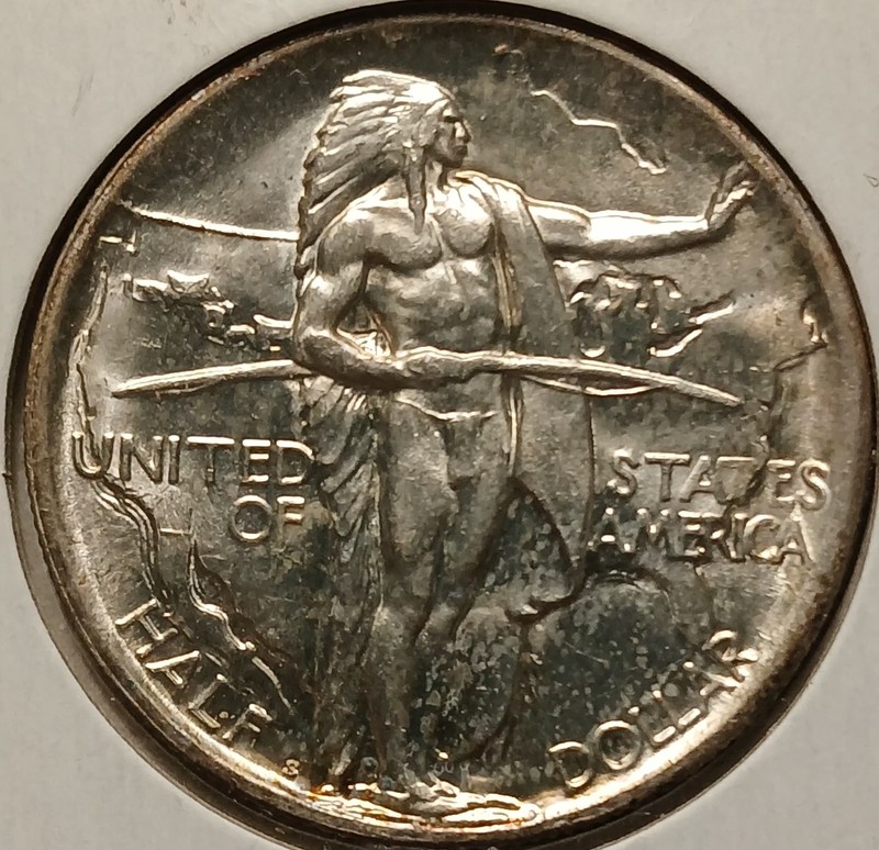 1926-S 50C SHARPEST STRIKE On EBAY  OREGON TRAIL Commemorative Half Dollar!