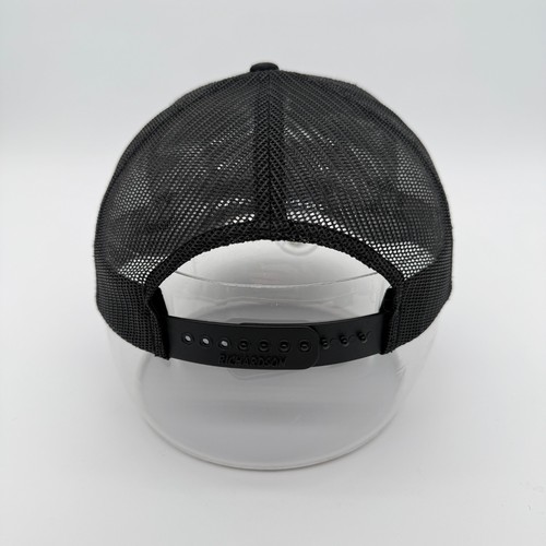 Gorra de pub a pedales Richardson 112 gorra de camionero Snapback ajustable negra nueva - Imagen 6 de 8