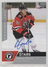 2022-23 Upper Deck CHL Stars Auto Nathan Gaucher #303 Auto h8y