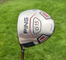 Ping G15 Driver 10.5° / Stiff Flex Graphite Shaft / Left Handed / Crack In Shaft