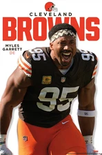 CLEVELAND BROWNS - MYLES GARRETT FEATURE SERIES 25 POSTER - 22x34 - 26750