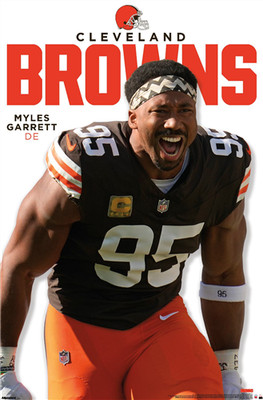 CLEVELAND BROWNS - Myles Garrett Feature Series 25 Poster - 22x34 - 26750
