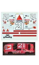  21 Citgo Thunderbird 1996 1/64 scale water slide decal fits AFX TYCO Lifelike