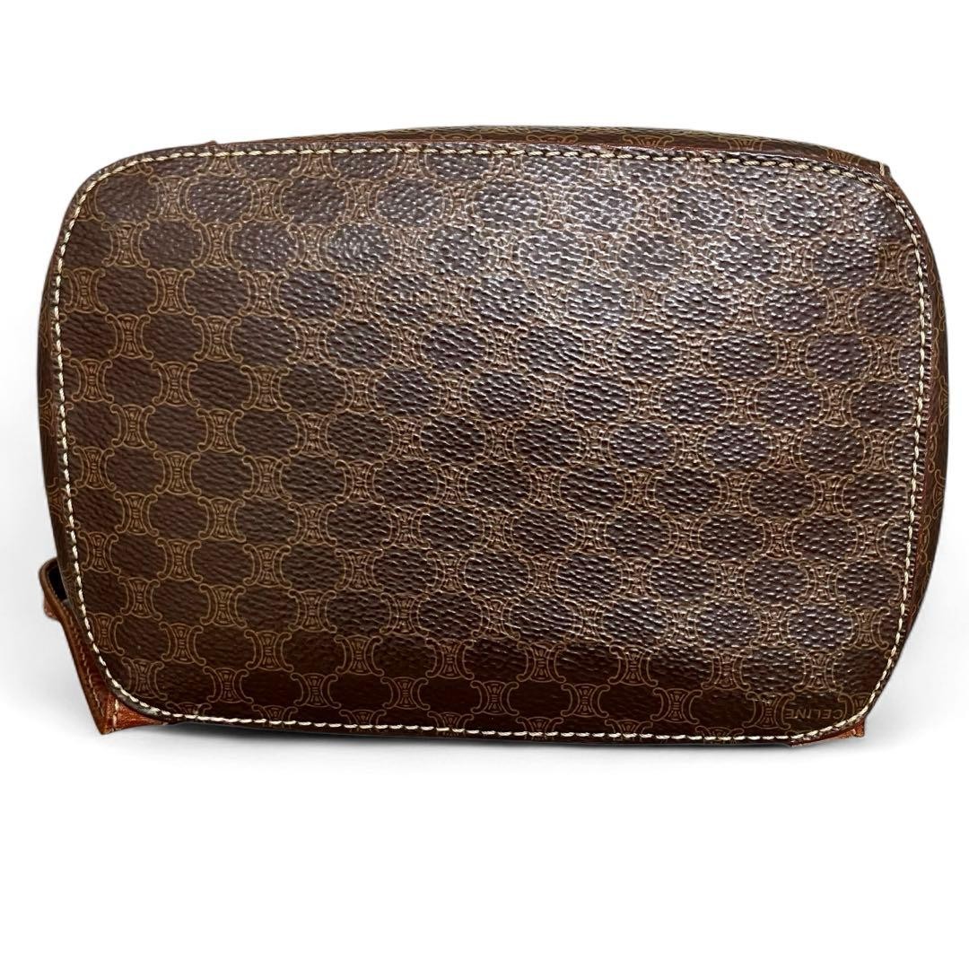 CELINE Mini Backpack Macadam Pattern Leather PVC … - image 4