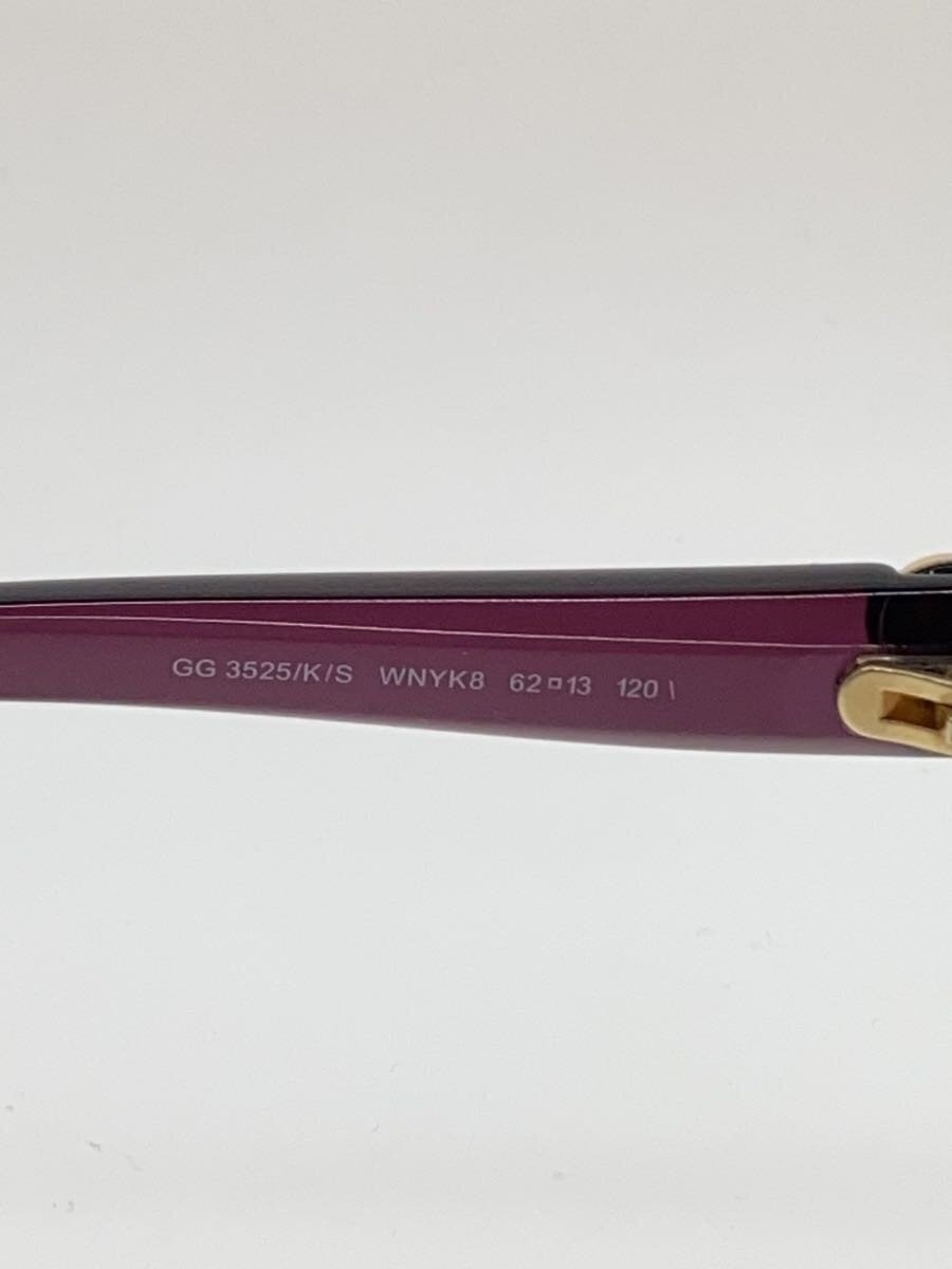 GUCCI Sunglasses Plastic Purple Gray Ladies GG3525 thumbnail 5