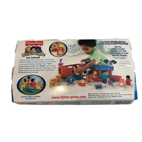 Fisher Price Little People Arche Noah Tiere Baby Spielzeug Tiger Giraffe Touch Feel - Bild 3 von 5
