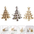 3PCS Table Napkin Christmas Tree Shaped Decor Hotel Table Supplies