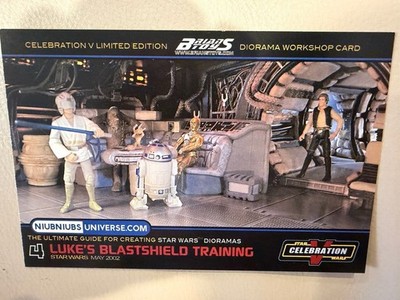 Star Wars Celebration V Niub Niub Luke Blastshield Training Card #4 LE
