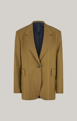 JOOP! Womens Olive Blazer Modern Fit Single Button Tailored Jacket Smart Casual