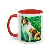 Collie 'Ramsey' Accent Coffee Mug - A Splash of Joy