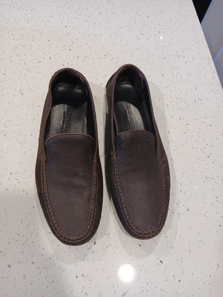 Giorgio Armani Penny Loafer Shoes Vibram Italy Brown Size US 11.5 / EU 44.5 Men Giorgio Armani | Shoes | Giorgio Armani Penny Loafer Shoes  main image 2