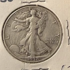 1938 D Walking Liberty Half Dollar Key Date!