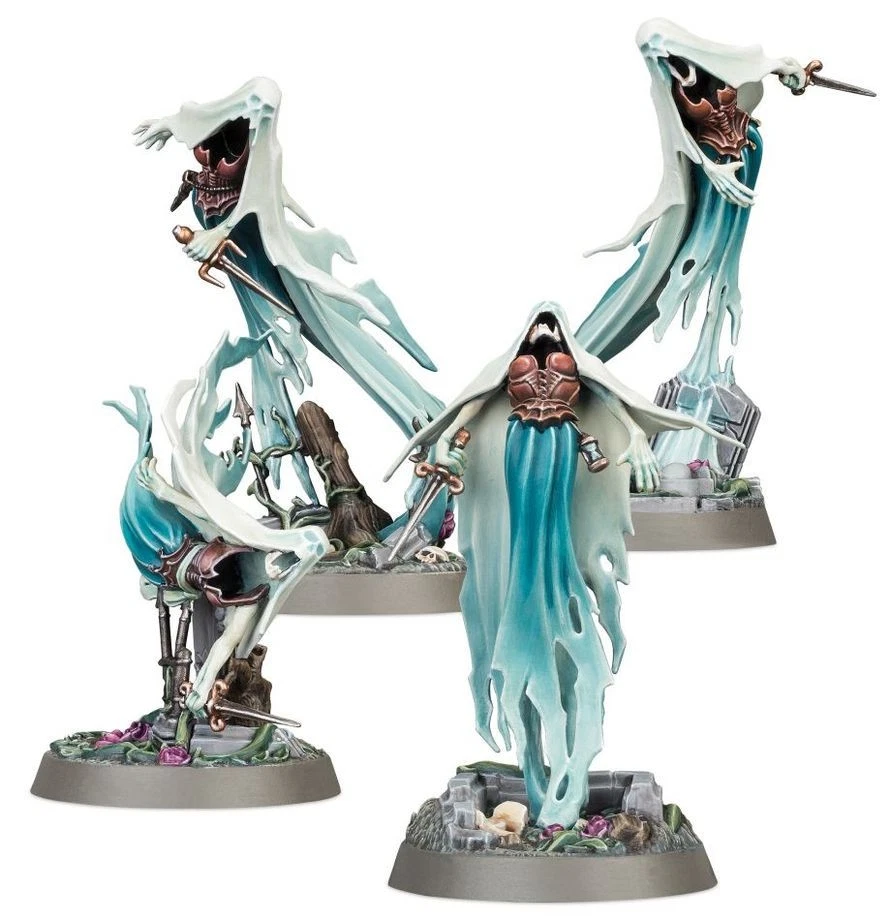 40 Figurines Chainrasp Hordes Avec Socles Pour Warhammer Age Of Sigmar, Nighthaunt