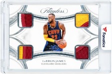 LeBron James Cleveland Cavaliers 2024-25 Panini Flawless #QP-CLE #18/25 Card