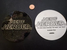 Nerf Herder 1996 Self Titled Foil Promo Sticker New Old Stock Flawless Condition