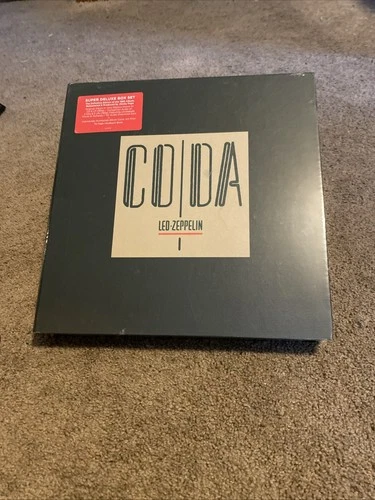 NEW Led Zeppelin CODA Super Deluxe Box Set 180g Remaster Vinyl 2LP 2CD Book DL
