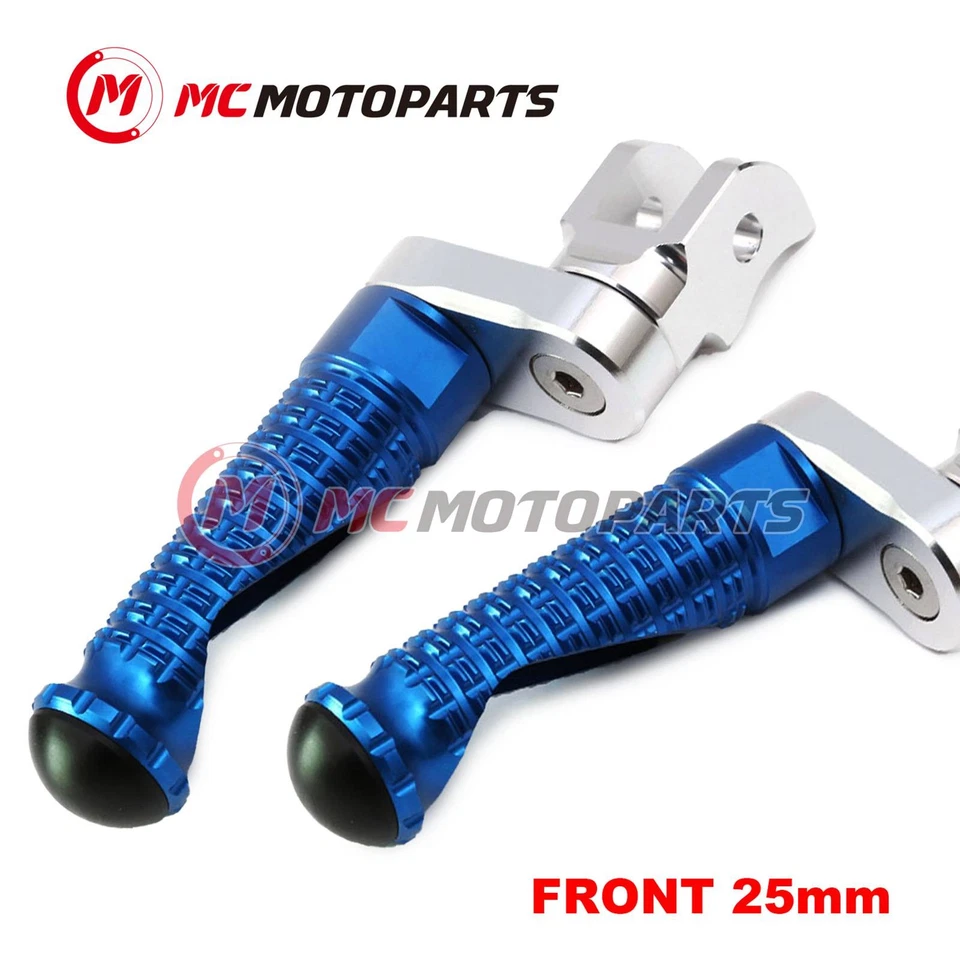 For Ducati SuperSport 750 All Year MPRO 25mm Extended BLUE Front Foot Pegs - Imagem 2 de 4