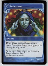 渦まく知識　未来予知枠 フルアート)渦まく知識/Brainstorm《日本語》【PZA】 foil ミステリーブースター2 Brainstorm マジック：ザ・ギャザリング